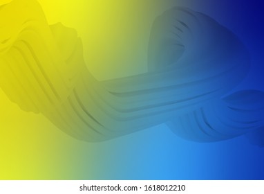 Light Blue, Yellow vector abstract bright pattern. Colorful abstract illustration with gradient. Blurred design for your web site.