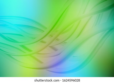 Light Blue, Yellow vector abstract blurred background. New colored illustration in blur style with gradient. New style for your business design.