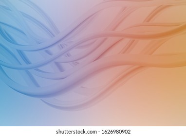 Light Blue, Yellow vector abstract blurred background. Shining colorful illustration in smart style. Background for a cell phone.
