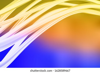 Light Blue, Yellow vector abstract layout. Colorful illustration in abstract style with gradient. New design for your business.