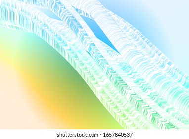 Light Blue, Yellow vector abstract blurred background. Creative illustration in halftone style with gradient. The best blurred design for your business.