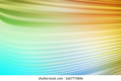 Light Blue, Yellow vector abstract bright pattern. A completely new colored illustration in blur style. Blurred design for your web site.