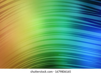 Light Blue, Yellow vector abstract bright pattern. Modern abstract illustration with gradient. Blurred design for your web site.