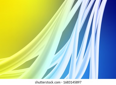 Light Blue, Yellow vector abstract blurred layout. Colorful abstract illustration with gradient. New way of your design.