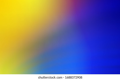 Light Blue, Yellow vector abstract bright texture. Modern abstract illustration with gradient. Blurred design for your web site.