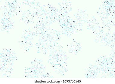 Light Blue, Yellow vector abstract design with flowers. Flowers in natural style on white background. Colorful pattern for kid's books.