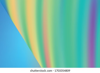 Light Blue, Yellow vector abstract layout. Abstract colorful illustration with gradient. Background for a cell phone.