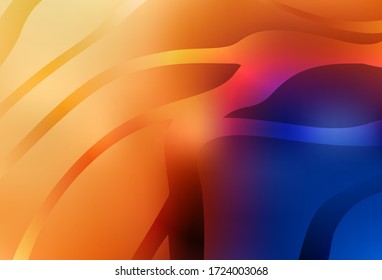 Light Blue, Yellow vector abstract blurred layout. Shining colorful illustration in smart style. New way of your design.