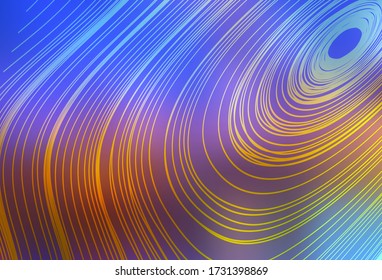 Diseño abstracto vectorial amarillo, azul claro. Ilustración abstracta moderna con gradiente. Marco elegante para un libro de marca.