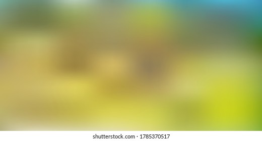 Patrón de desenfoque abstracto vectorial azul claro, amarillo. Ilustración colorida desdibujada en un estilo completamente nuevo. Fondo para teléfonos móviles.