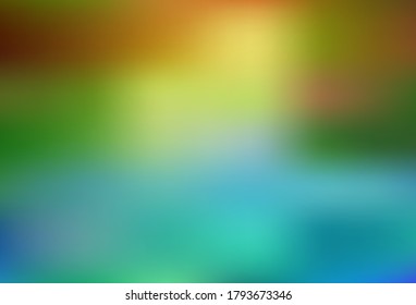 Light Blue, Yellow vector abstract blurred layout. Colorful abstract illustration with gradient. New style for your business design.