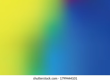 Light Blue  Yellow vector abstract blurred layout  Glitter abstract illustration and gradient design  Smart design for your work 