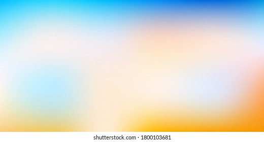 Light Blue  Yellow vector abstract blur pattern  Abstract colorful illustration in blur style and gradient  Background for web designers 
