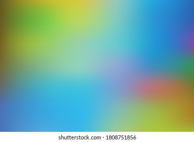 Light Blue, Yellow vector abstract blurred layout. Glitter abstract illustration with gradient design. Elegant background for a brand book.