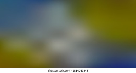 Light blue, yellow vector abstract blur layout. Modern elegant blur illustration with gradient. Multipurpose app design.