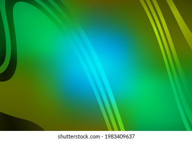 Light Blue, Yellow vector abstract layout. New colored illustration in blur style with gradient. Smart design for your work.