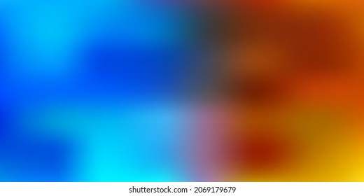 Light blue, yellow vector abstract blur layout. Modern elegant blur illustration with gradient. Sample for your designs.