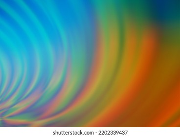 Light Blue, Yellow vector abstract bright background. Colorful illustration in blurry style with gradient. A completely new template for your design.