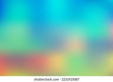 Light Blue, Yellow vector abstract template. Colorful illustration in abstract style with gradient. Brand new design for your business.