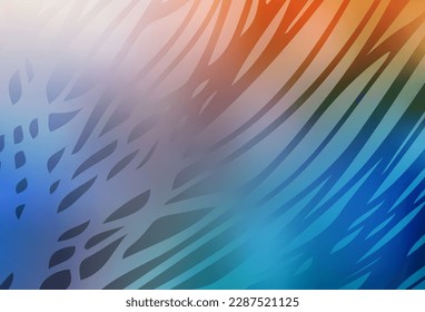 Light Blue, Yellow vector abstract blurred background. Shining colorful illustration in smart style. Smart design for your work.