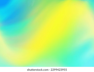 Light Blue, Yellow vector abstract blurred template. An elegant bright illustration with gradient. Brand new style for your business design.