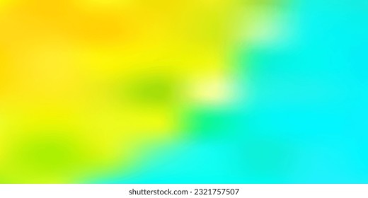 Light blue, yellow vector abstract blur backdrop. Colorful abstract illustration with blur gradient. Modern design for your apps.