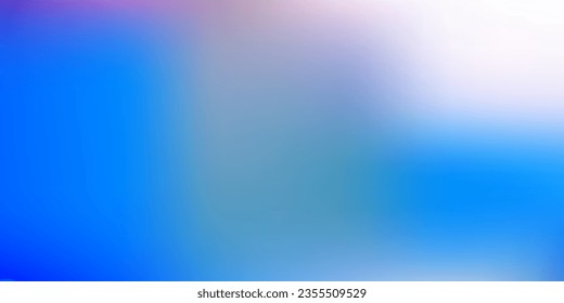 Azul claro, patrón de borrón abstracto vectorial amarillo. Ilustración colorida con gradiente en estilo de medio tono. Muestra para tus diseños.