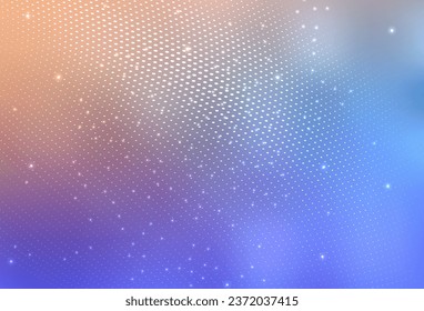 Light Blue, Yellow vector Abstract illustration with colored bubbles in nature style. Glitter abstract illustration with blurred drops of rain. Base for booklets, leaflets