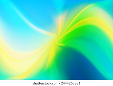 Light Blue, Yellow vector abstract bokeh pattern. A vague abstract illustration with gradient. The blurred design can be used for your web site.