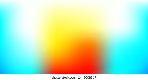 Light Blue, Yellow vector abstract blur layout. Colorful abstract illustration with blur gradient. Multipurpose app design.