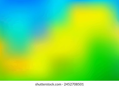 Azul claro, Plantilla abstracta de Vector amarillo. Ilustración abstracta moderna con gradiente. Textura inteligente para su diseño.