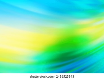 Light Blue, Yellow vector abstract background. Colorful illustration in blurry style with gradient. A completely new design for your business.