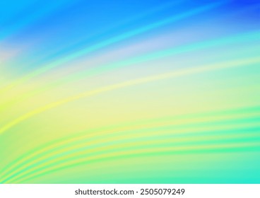 Light Blue, Yellow vector abstract template. Colorful illustration in blurry style with gradient. The best blurred design for your business.