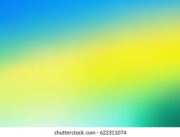 Light Blue, Yellow vector abstract blurred background. Blurry abstract design. The textured pattern can be used for background. 