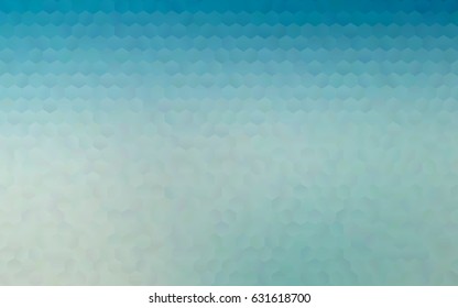 Light Blue, Yellow vector abstract textured polygonal background. Brand-new blurry hexagonal design. Pattern can be used for background.