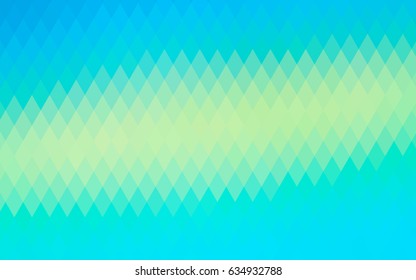 Light Blue, Yellow vector abstract textured polygonal background. Blurry rectangular design. The pattern with repeating rectangles 