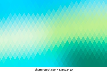 Light Blue, Yellow vector abstract textured polygonal background. Blurry rectangular design. The pattern with repeating rectangles can be used for background.