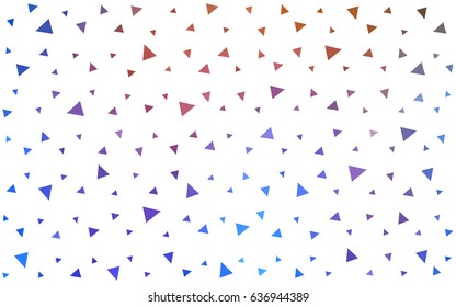 Light Blue, Yellow vector abstract colorful background, which consist of triangles. Pattern with colored triangles on white background.