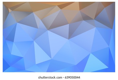 Light Blue, Yellow vector abstract textured polygonal background. Blurry triangle design. Pattern can be used for background.