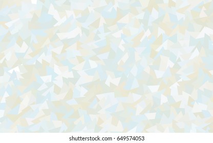 Light Blue, Yellow vector abstract colorful background, which consist of triangles. Pattern with colored triangles on white background.