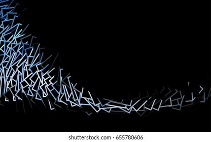Light Blue, Yellow vector abstract textured polygonal background. Blurry rectangular design. The pattern with repeating rectangles can be used for background.