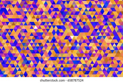 Light Blue, Yellow vector abstract mosaic pattern. Colorful illustration in abstract style with gradient. The polygonal design can be used for your web site.
