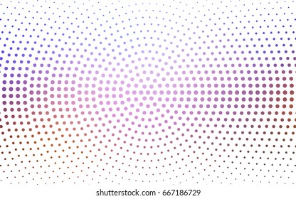 Light Blue, Yellow vector abstract pattern with circles. Geometry template for your business design. Background with colored spheres.