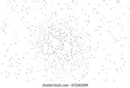 Light Blue, Yellow vector abstract pattern with circles. Geometry template for your business design. Background with colored spheres.