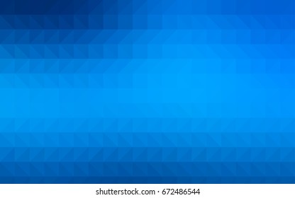 Light Blue, Yellow vector abstract mosaic pattern. Triangular geometric sample with gradient.  A completely new template for your business design.