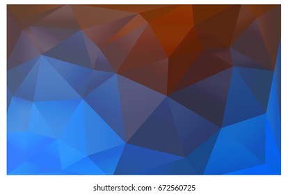 Light Blue, Yellow vector abstract textured polygonal background. Blurry triangle design. Pattern can be used for background.
