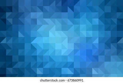 Light Blue, Yellow vector abstract mosaic background. Modern geometrical abstract illustration with gradient. A new texture for your design.