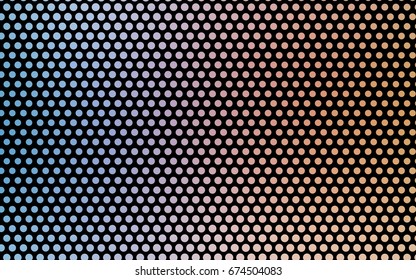 Light Blue, Yellow vector abstract pattern with circles. Geometry template for your business design. Background with colored spheres.