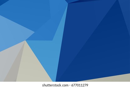 Light Blue, Yellow vector abstract mosaic background. Colorful illustration in abstract style with gradient. A new texture for your design.