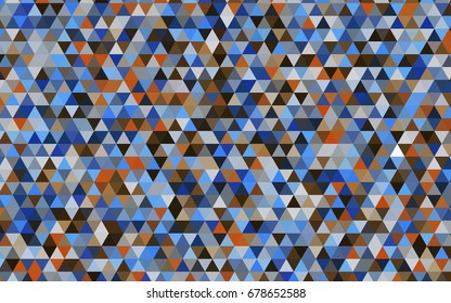 Light Blue, Yellow vector abstract mosaic pattern. Creative geometric illustration in Origami style with gradient. The template can be used as a background for cell phones.